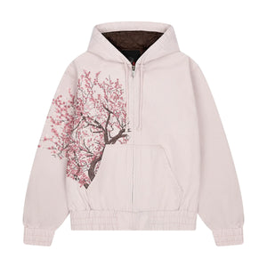 Unisex Sakura Blossom Hoodie & Denim Combo