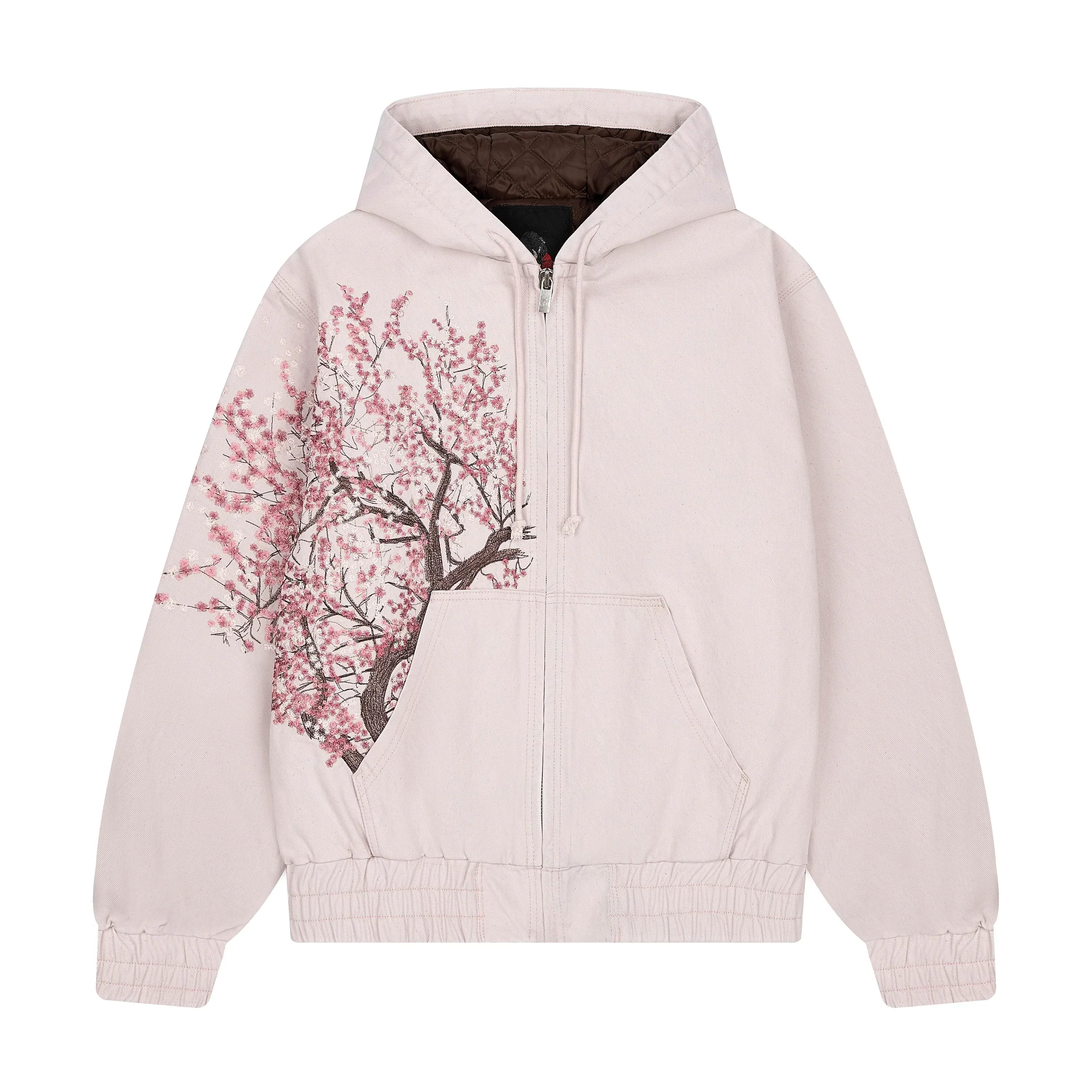 Unisex Sakura Blossom Hoodie & Denim Combo