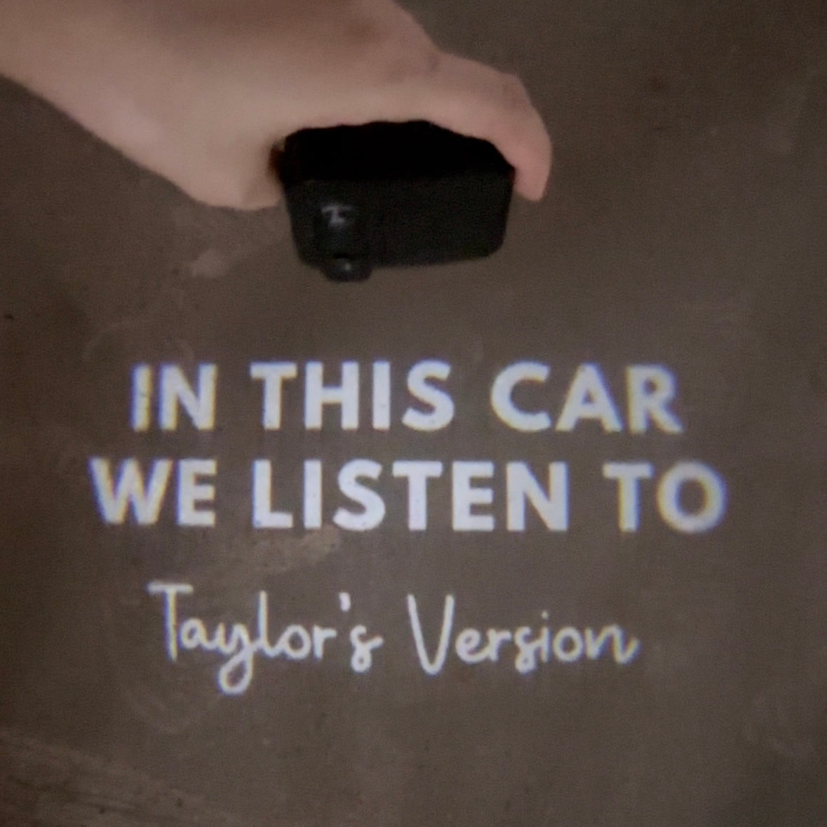 Swiftie Vibe Welcome Car Light