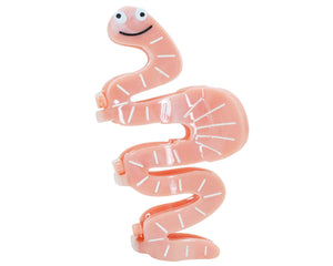Wormy Critter Hair Claw Clip