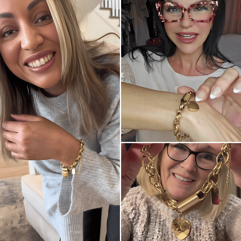 BoldHearts Chunky Bracelet