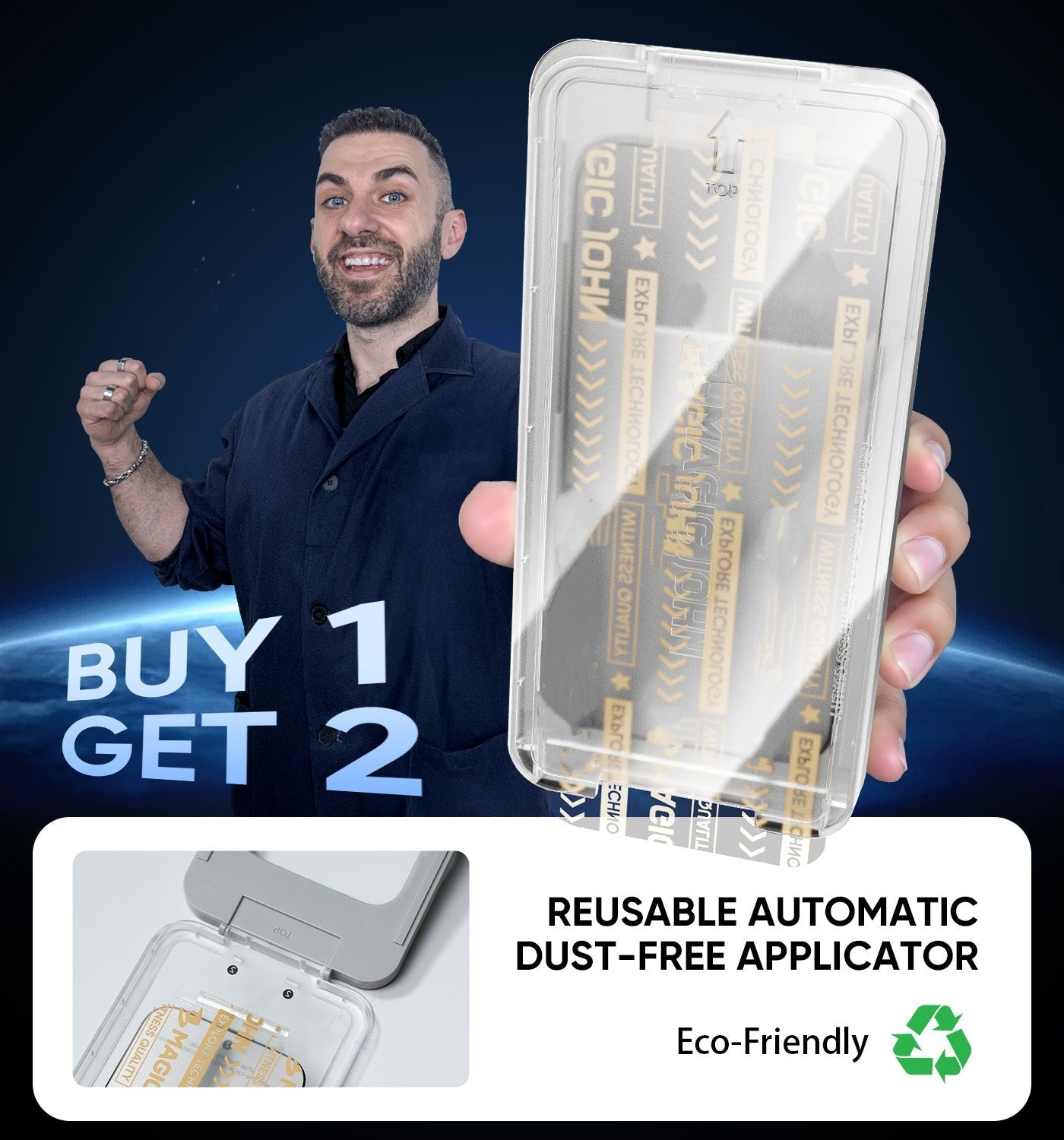 Altura™ GlassGuard - Dust-Free Shield for iPhone 16 Series