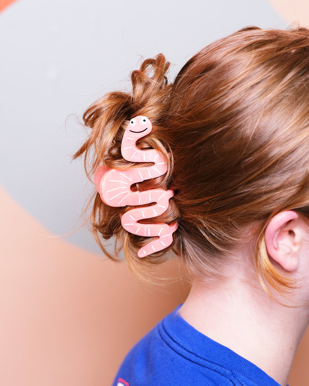 Wormy Critter Hair Claw Clip