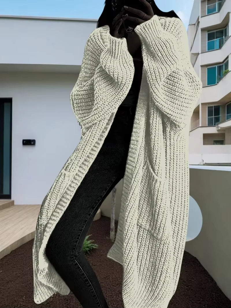 Women's Cozy Knit V-Neck Cardigan