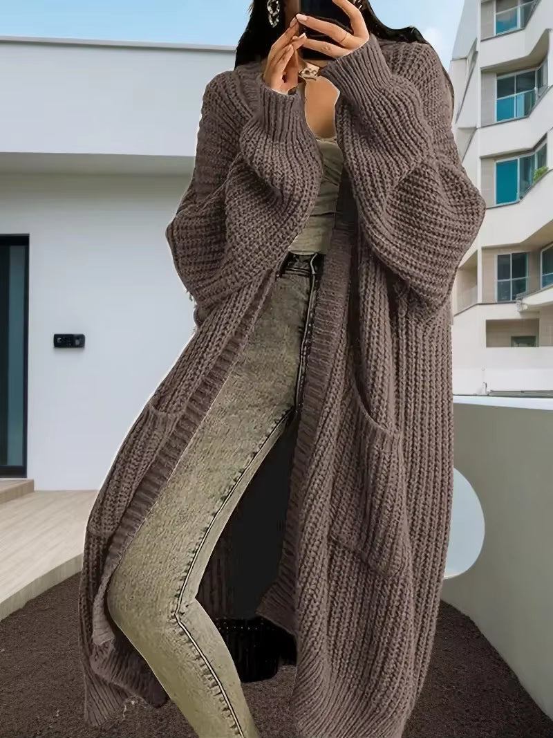 Women's Cozy Knit V-Neck Cardigan