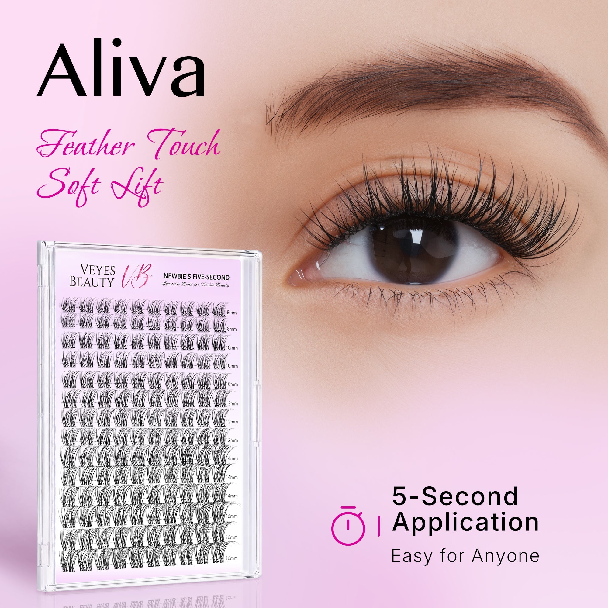 VeyesBeauty Aliva Cluster Lashes Kit